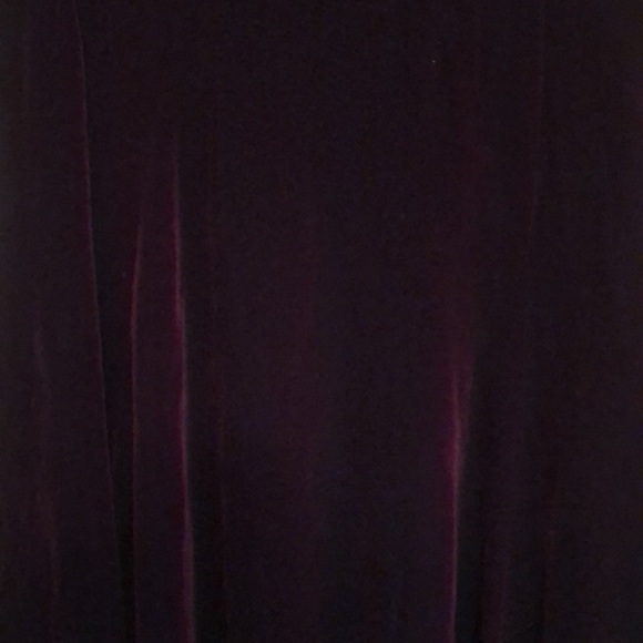 Long velvet skirt - Picture 4 of 4